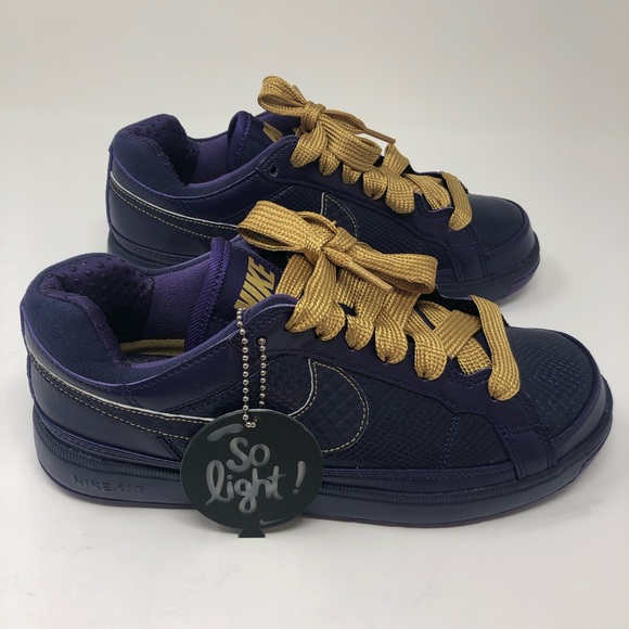 Nike Air troupe low IMPERIAL PURPLE NWT 324923-500 Zumba Dance Cheer - Picture 2 of 7